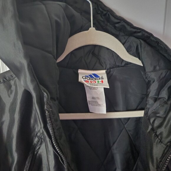 Heavy nylon Adidas jacket 4 zipper design nice! - Picture 10 of 14